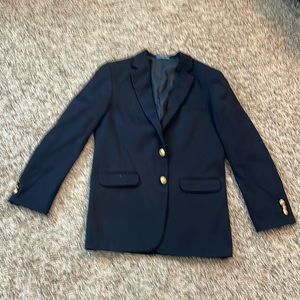 Boys Izod navy blue blazer. Size 14. Good condition.